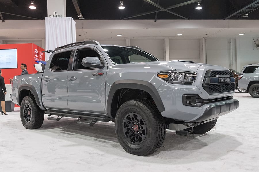 2017 Toyota Tacoma TRD Pro on display at the Orange County International Auto Show