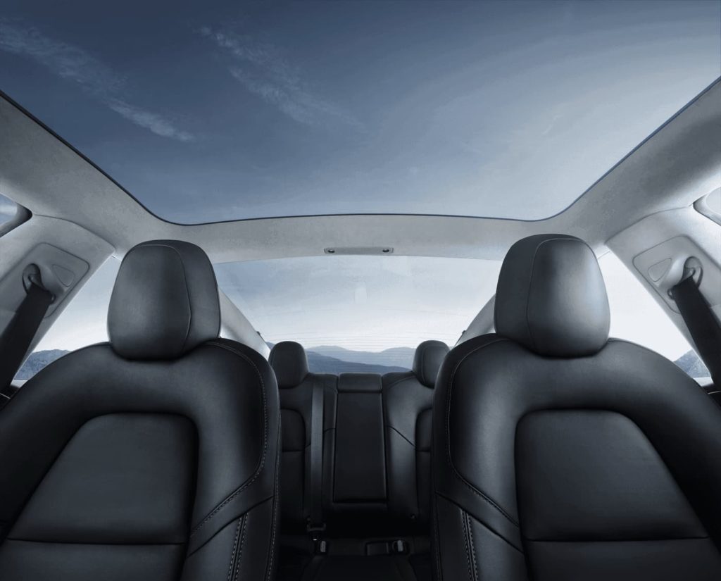 Modern car moonroof