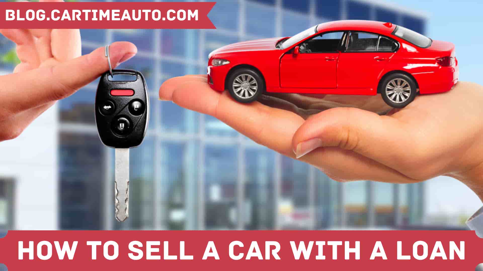 Red car and keys in hand